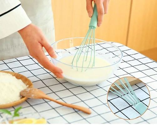 Kitchen Mini Silicone Balloon Whisk Non Stick Reusable Easy To Clean